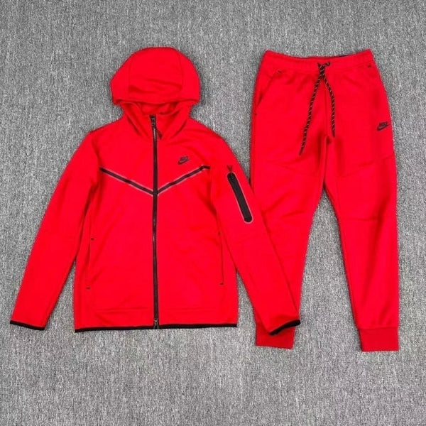 Conjunto Nike Tech Fleece Red